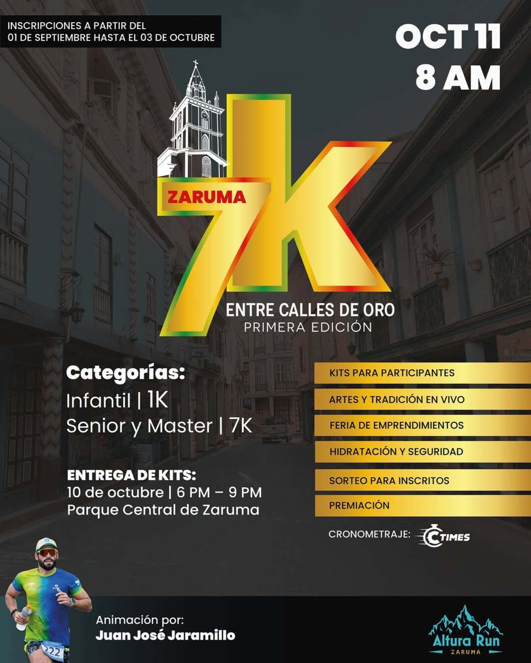 ZARUMA 7K 2025 ENTRE CALLES DE ORO by ALTURARUN